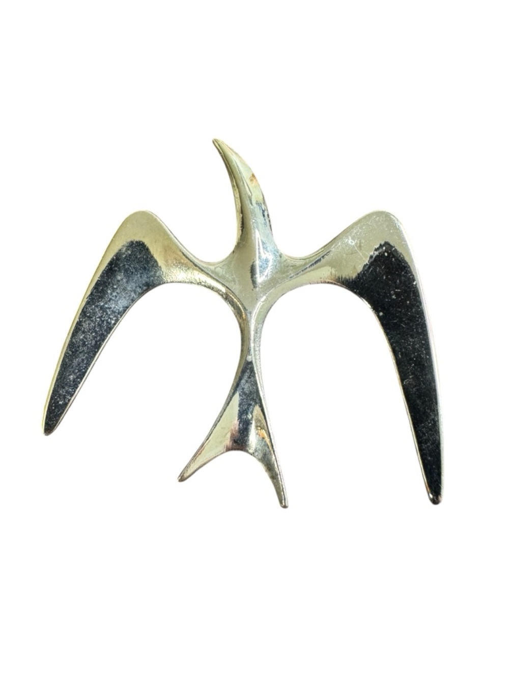 Sarah Coventry 1967 Mr. Seagull Brooch Silver-tone Bird Pin - Vintage